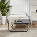 EROMMY Folding Bed with Mattress, Portable Rollaway Guest Bed for Adults with 5 Inch Foam Mattress,75” x 38”-Erommy